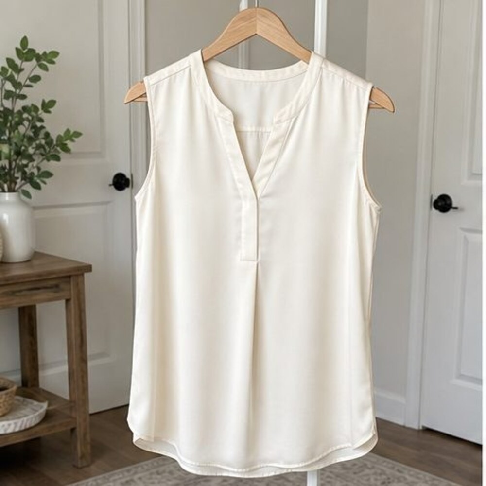 Cream Tunic Blouse